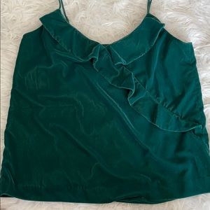 ❗️3/$12❗️ J.Crew ruffle velvet cami